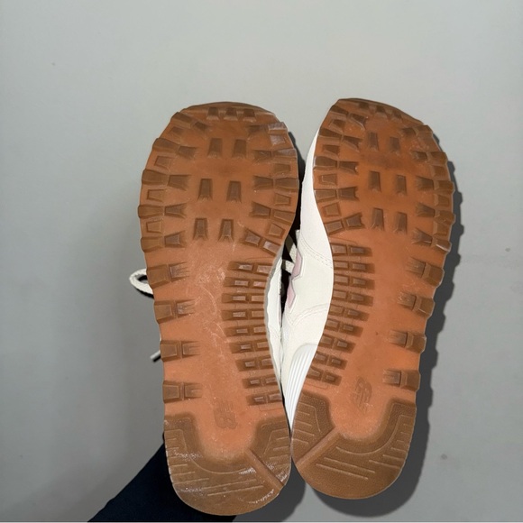 New Balance 574 White Reflection w/ Rose Sugar Women's Sneakers Sz 7 - Picture 6 of 6